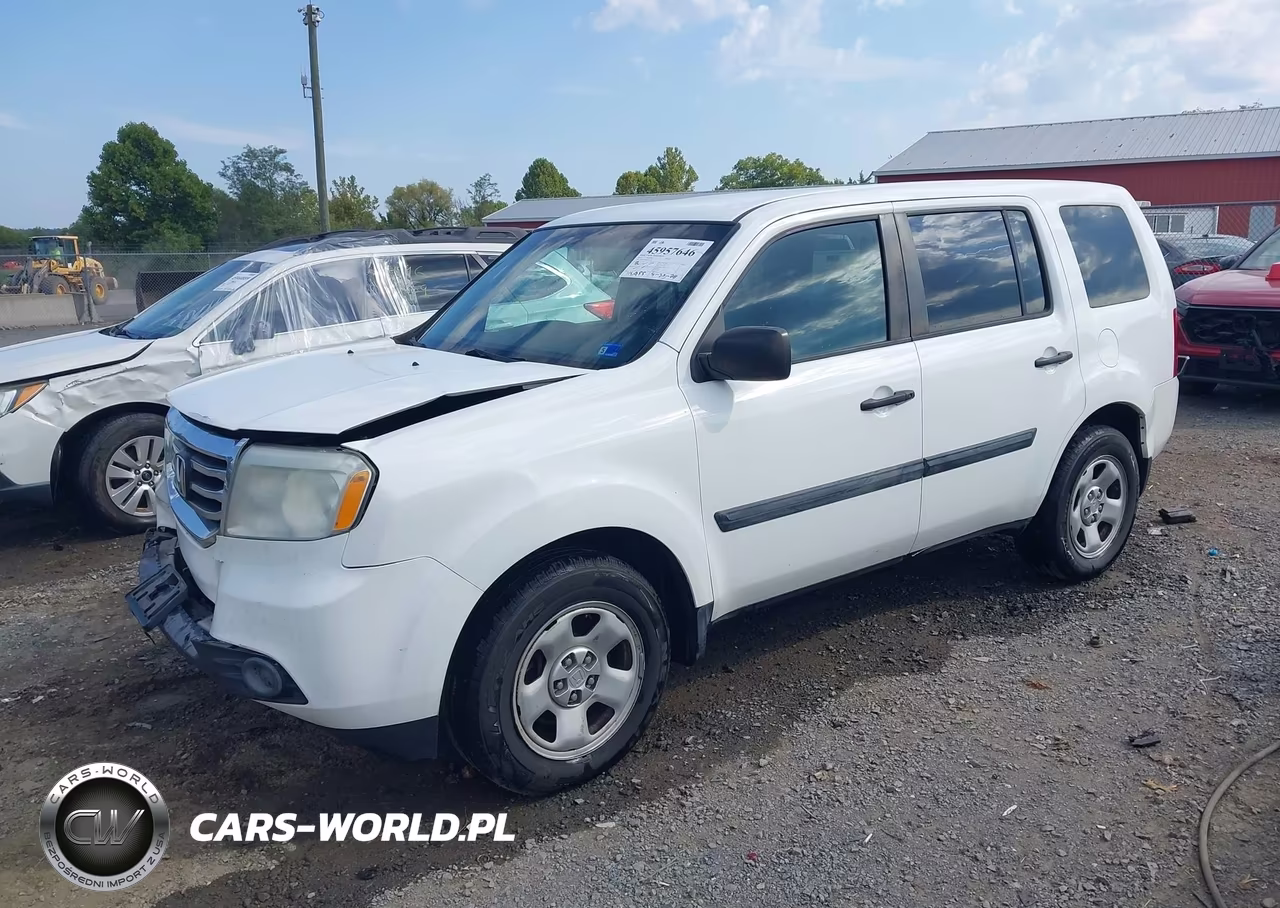 2014 Honda Pilot Lx VIN:5FNYF4H24EB041142 - 2