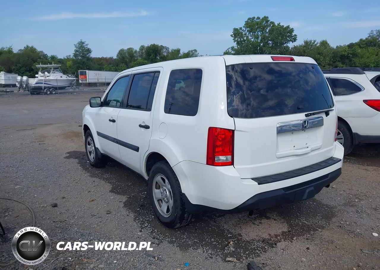 2014 Honda Pilot Lx VIN:5FNYF4H24EB041142 - 3