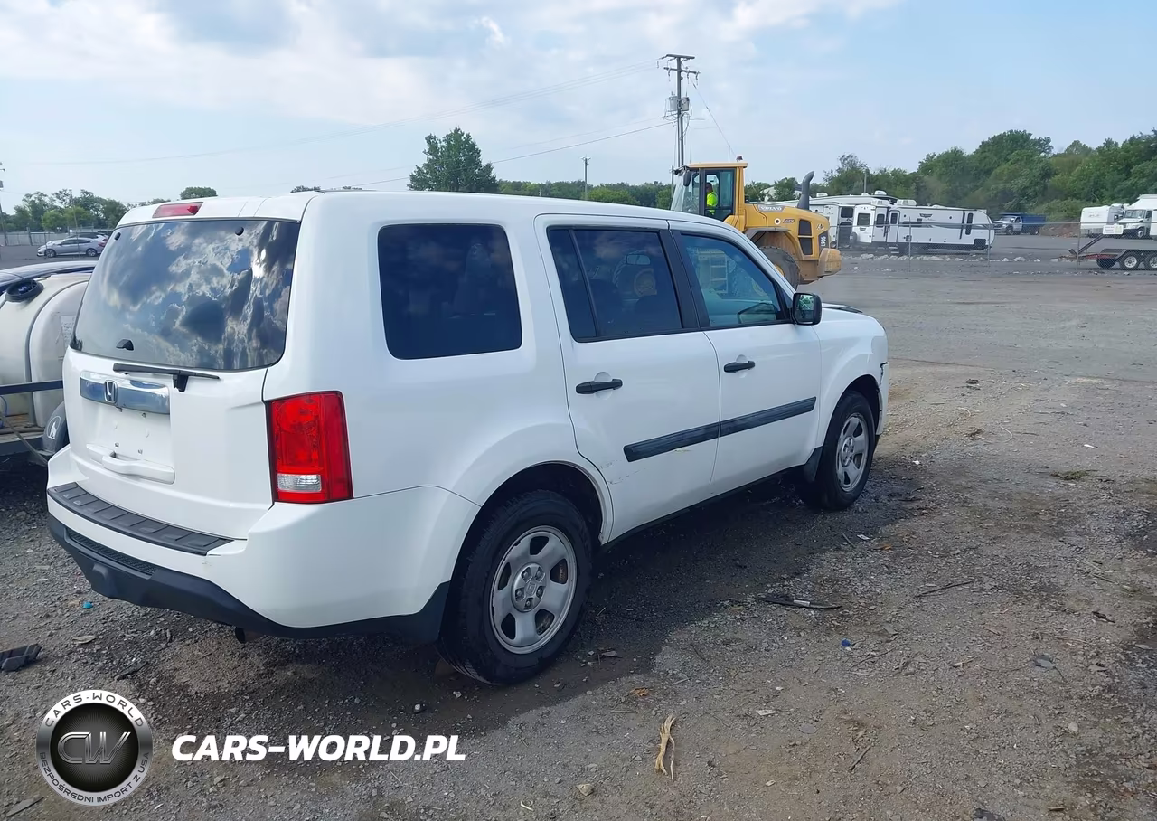 2014 Honda Pilot Lx VIN:5FNYF4H24EB041142 - 4