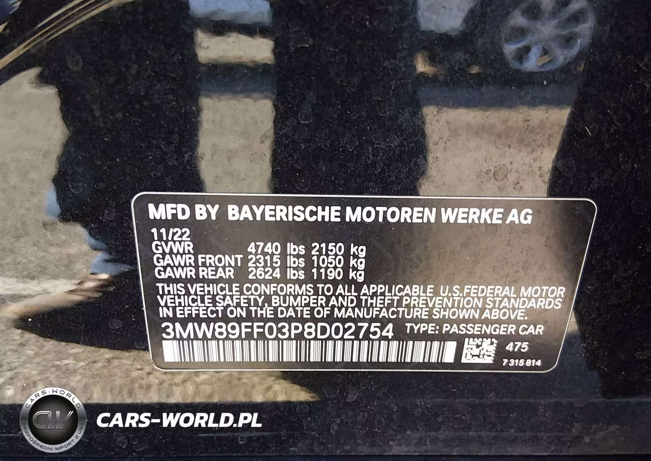 2023 BMW 3 Series 330I xDrive VIN:3MW89FF03P8D02754 - 9