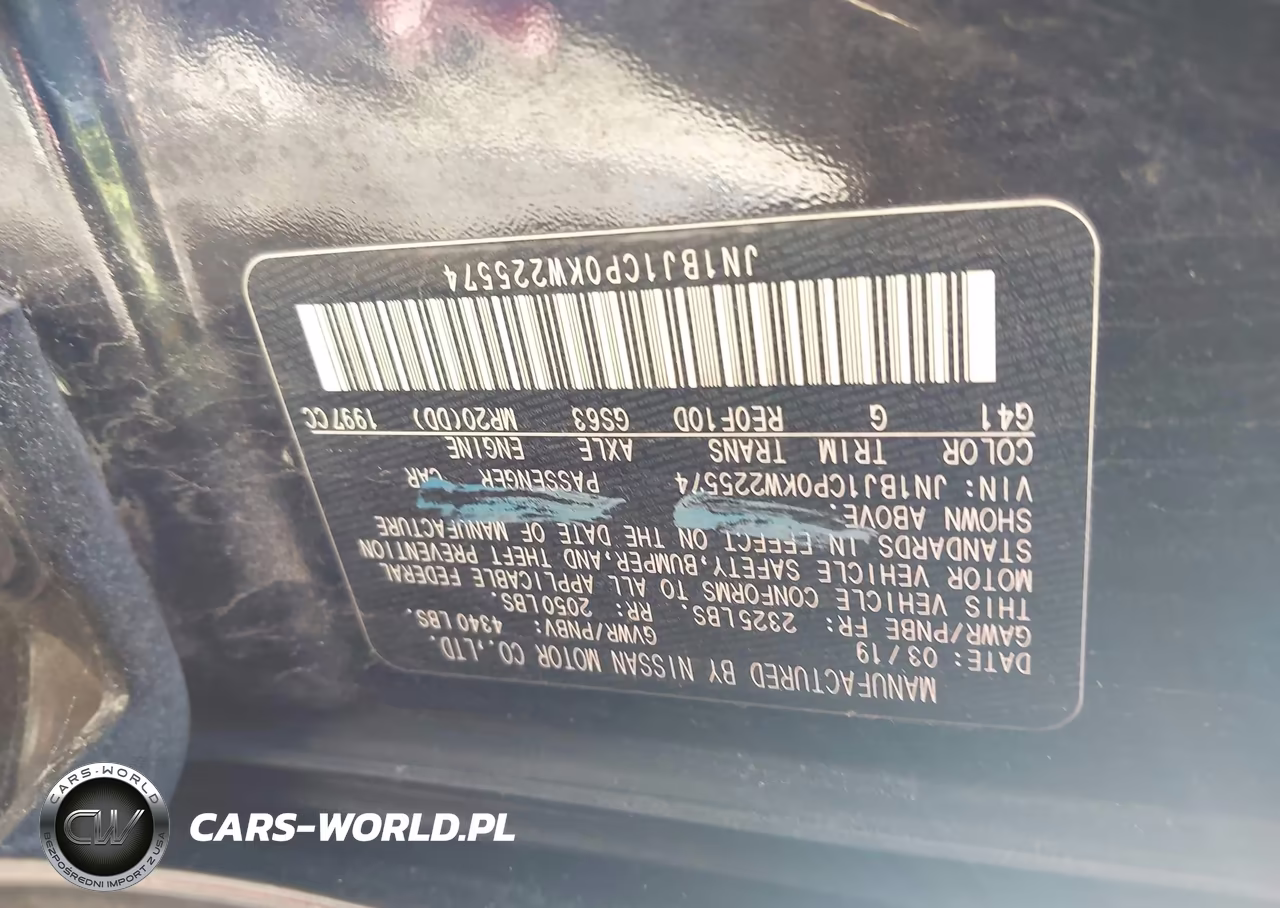 2019 Nissan Rogue Sport S VIN:JN1BJ1CP0KW225574 - 9