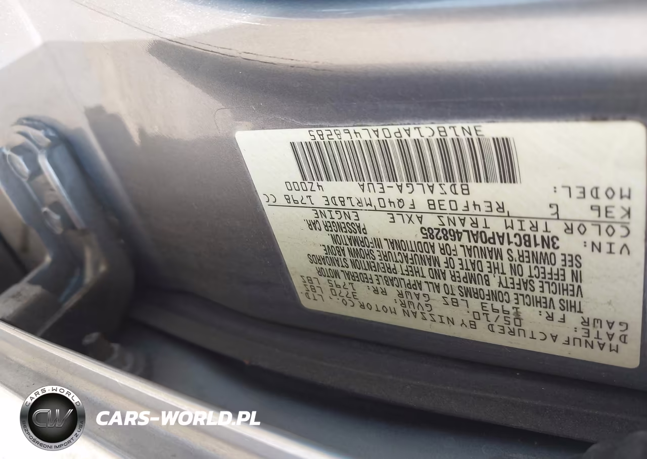 2010 Nissan Versa 1.8Sl VIN:3N1BC1AP0AL468285 - 9