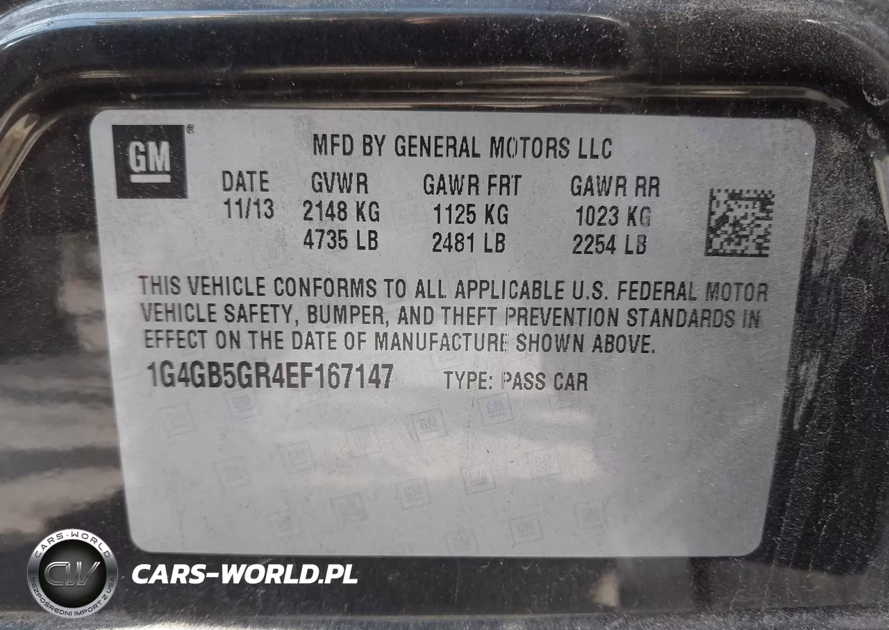 2014 Buick Lacrosse Leather Group VIN:1G4GB5GR4EF167147 - 9