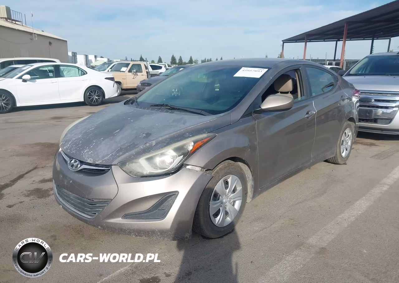 2016 Hyundai Elantra Se VIN:5NPDH4AE5GH709757 - 2
