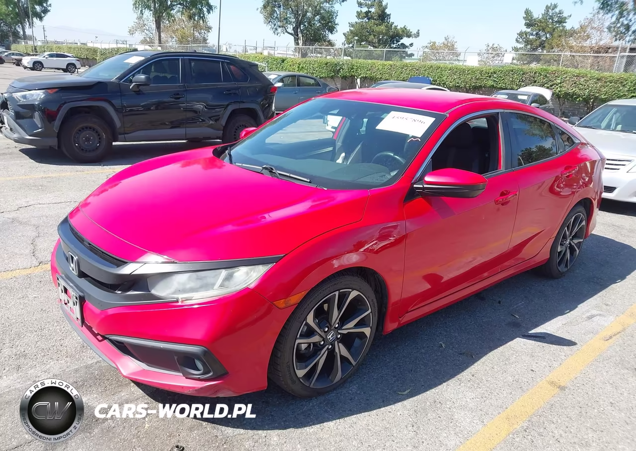 2020 Honda Civic Sport VIN:2HGFC2F82LH538176 - 2