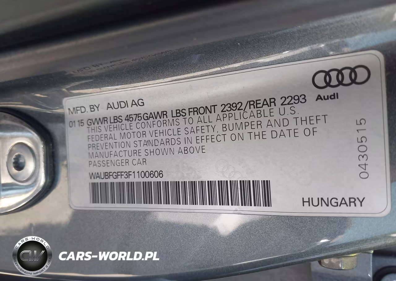 2015 Audi A3 2.0T Premium VIN:WAUBFGFF3F1100606 - 9