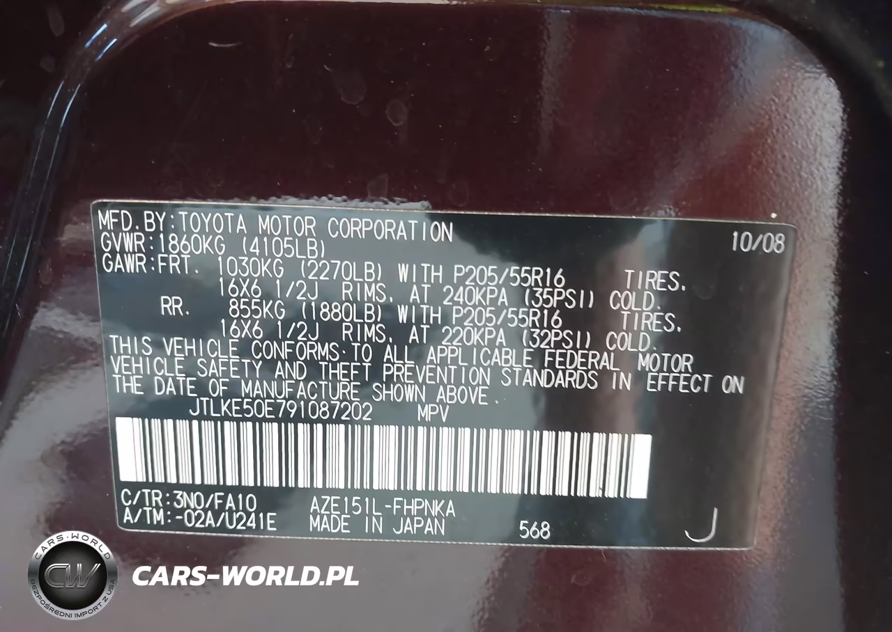 2009 Scion Xb VIN:JTLKE50E791087202 - 9