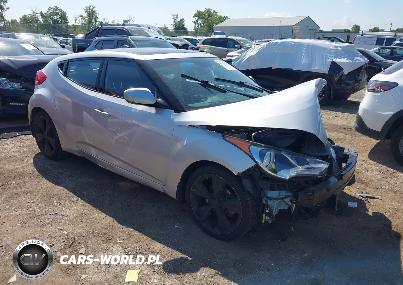 2017 Hyundai Veloster Value Edition VIN:KMHTC6ADXHU323304 - 1