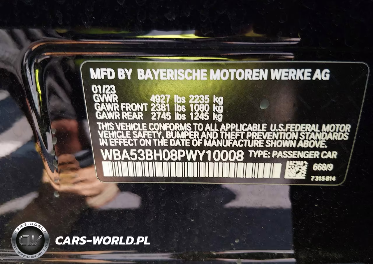 2023 BMW 530 I VIN:WBA53BH08PWY10008 - 9