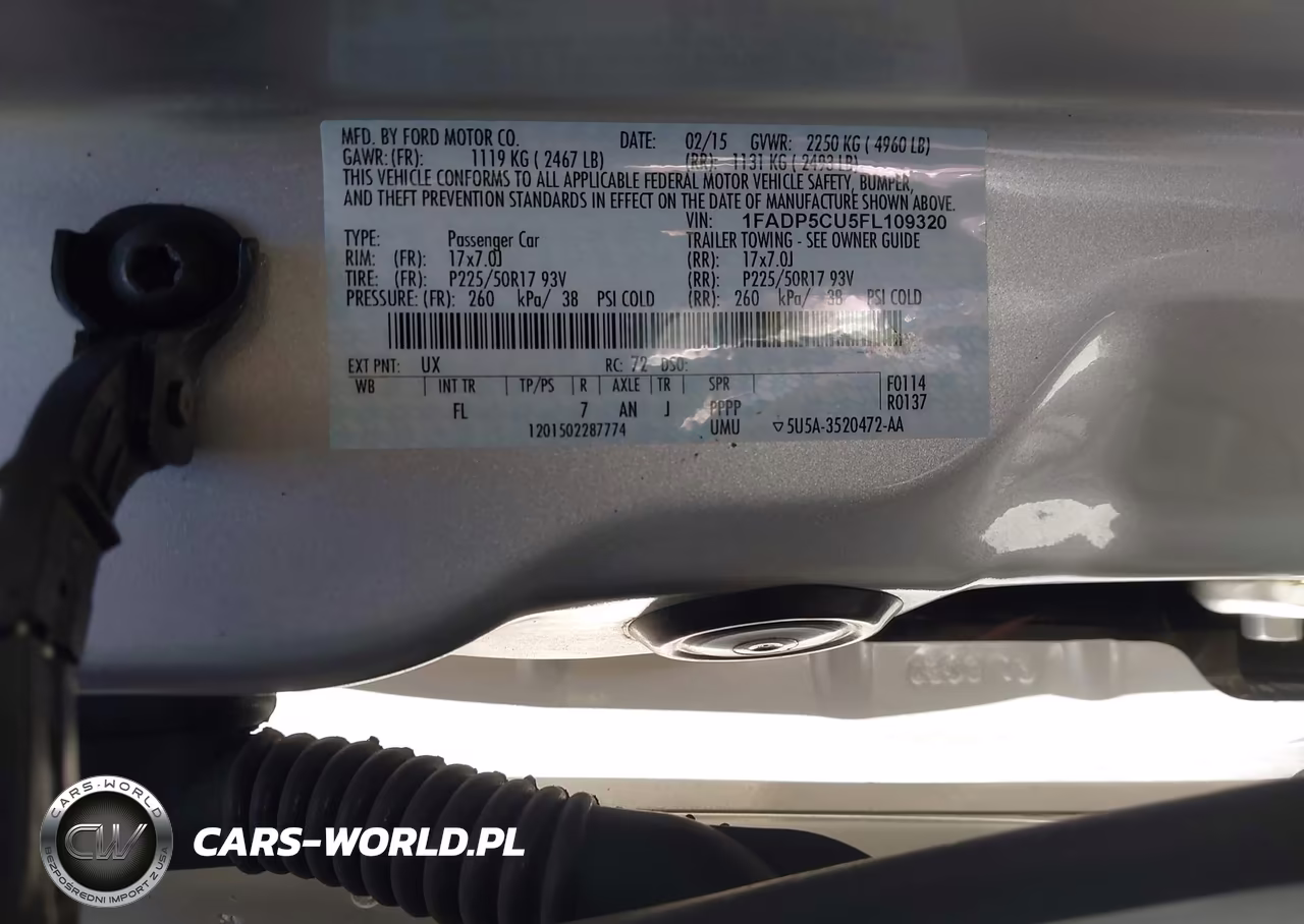 2015 Ford C-Max Energi Sel VIN:1FADP5CU5FL109320 - 9