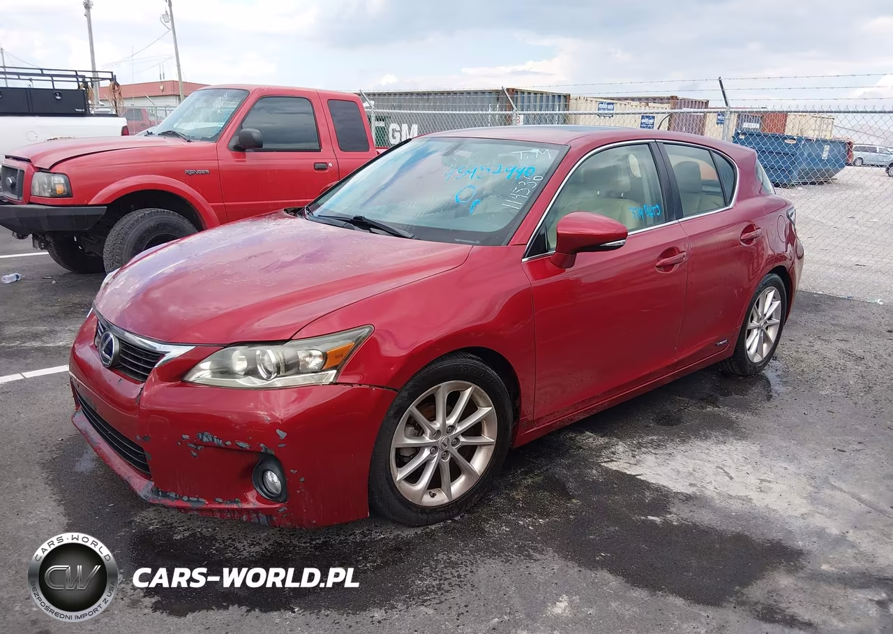2012 Lexus Ct 200H Premium VIN:JTHKD5BH0C2114536 - 2