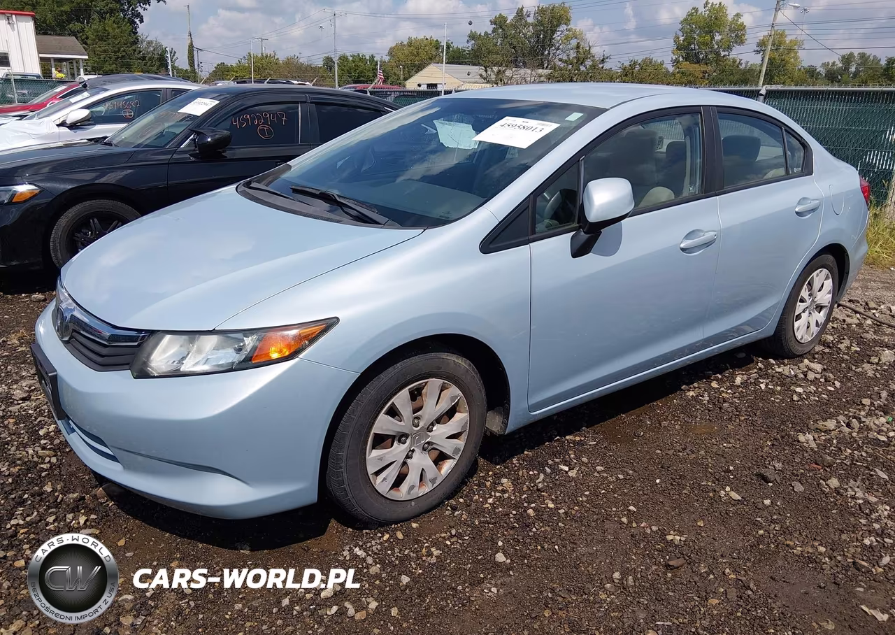 2012 Honda Civic Lx VIN:19XFB2F51CE048119 - 2