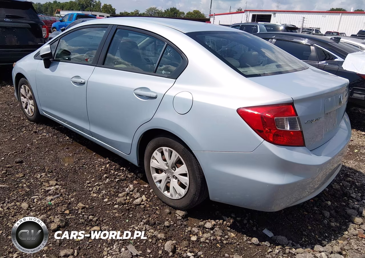 2012 Honda Civic Lx VIN:19XFB2F51CE048119 - 3
