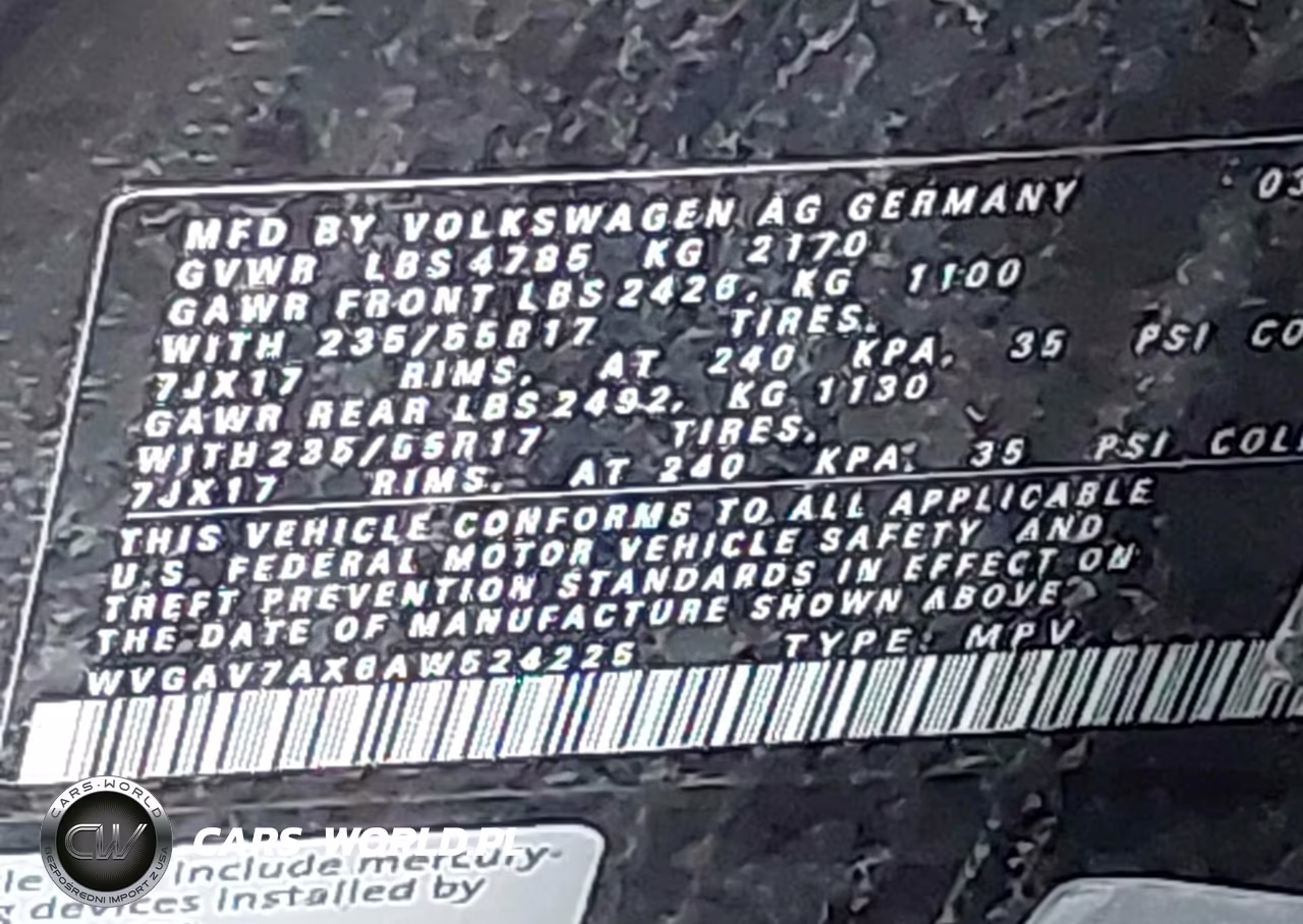 2010 Volkswagen Tiguan Wolfsburg Edition VIN:WVGAV7AX6AW524225 - 9
