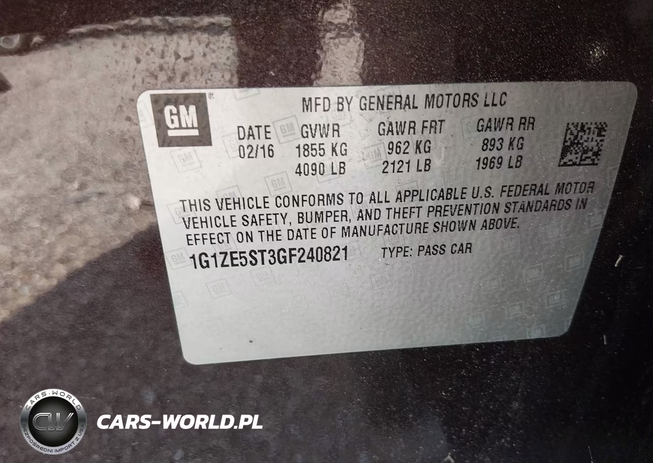 2016 Chevrolet Malibu 1Lt VIN:1G1ZE5ST3GF240821 - 9