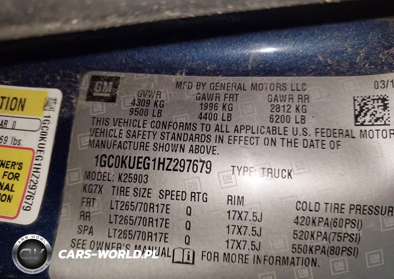 2017 Chevrolet Silverado 2500Hd Work Truck VIN:1GC0KUEG1HZ297679 - 9