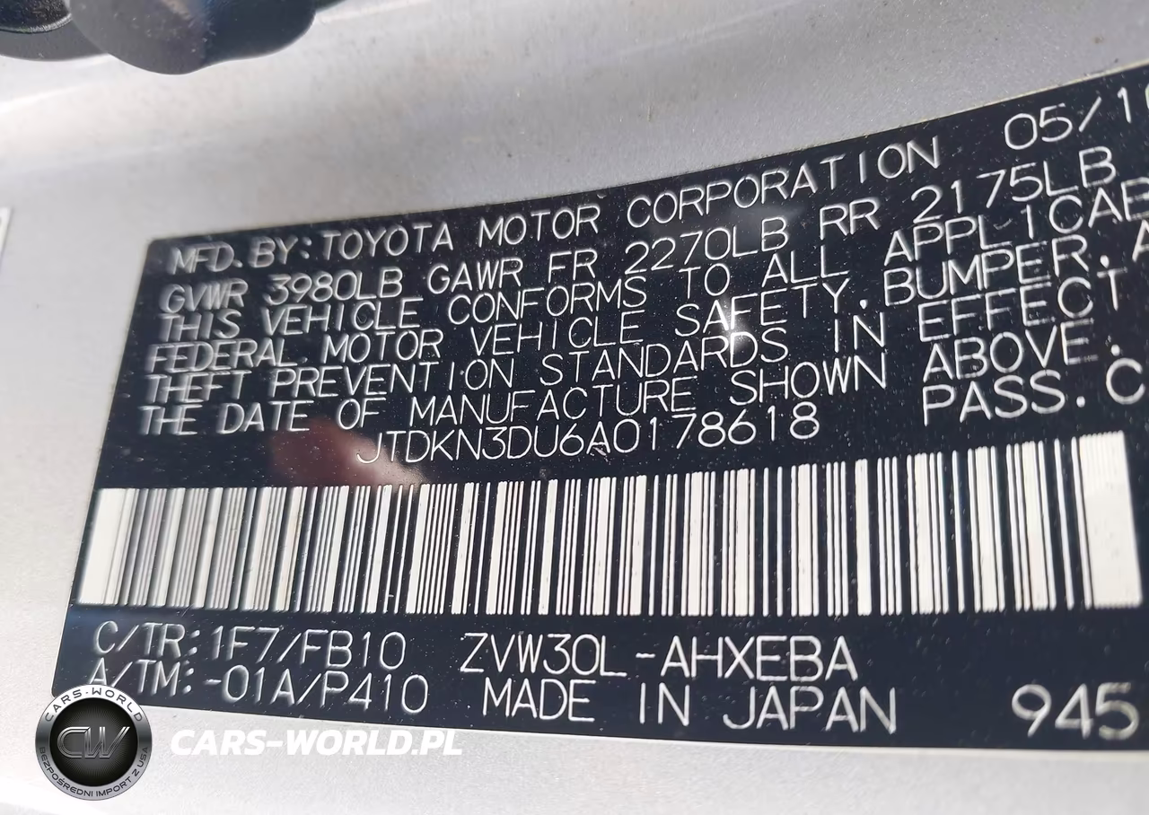 2010 Toyota Prius Ii VIN:JTDKN3DU6A0178618 - 9