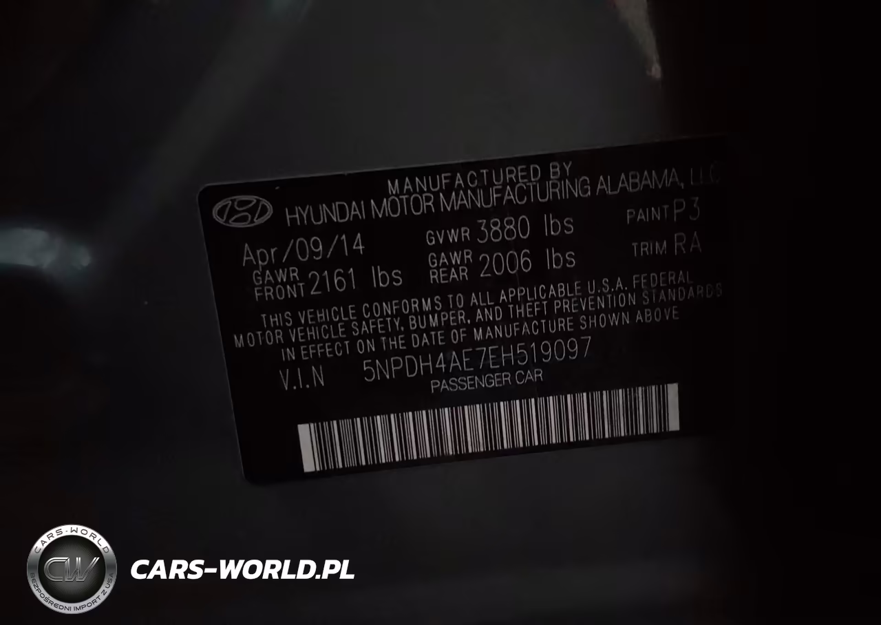 2014 Hyundai Elantra Se VIN:5NPDH4AE7EH519097 - 9