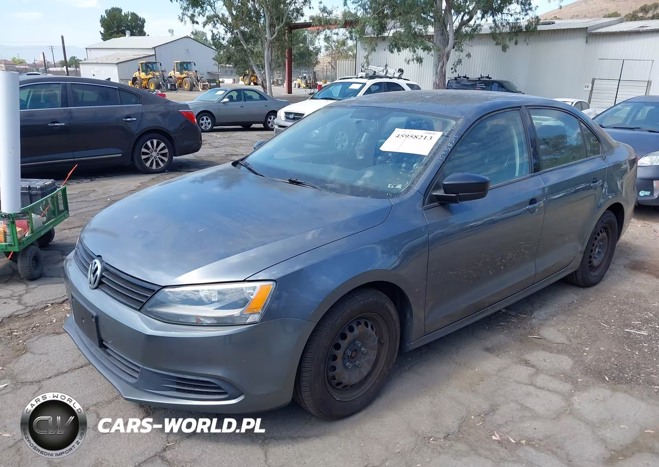 2012 Volkswagen Jetta 2.0L S VIN:3VW2K7AJ6CM408861 - 2