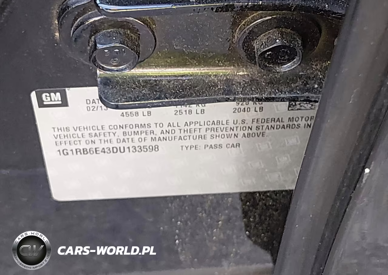 2013 Chevrolet Volt VIN:1G1RB6E43DU133598 - 9