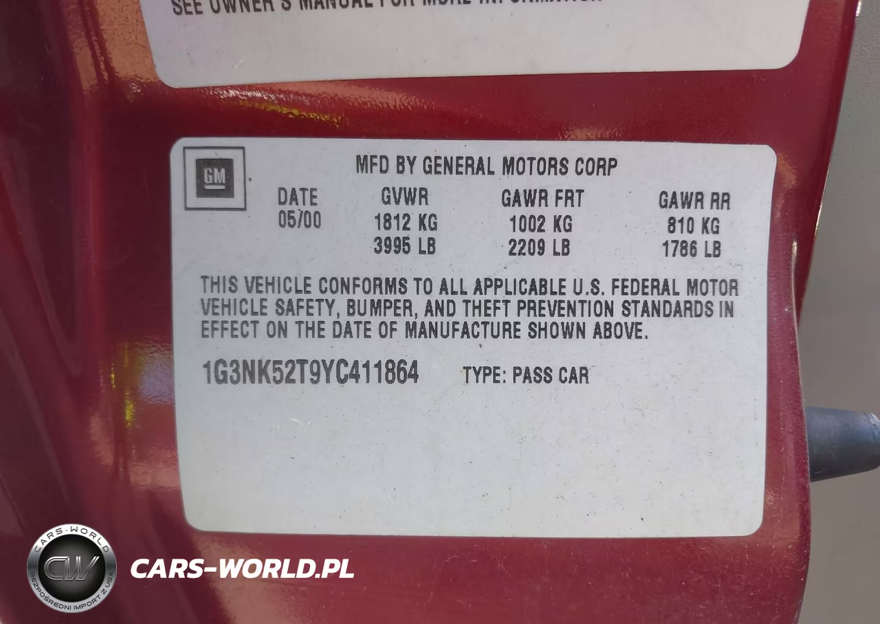 2000 Oldsmobile Alero Gx VIN:1G3NK52T9YC411864 - 9