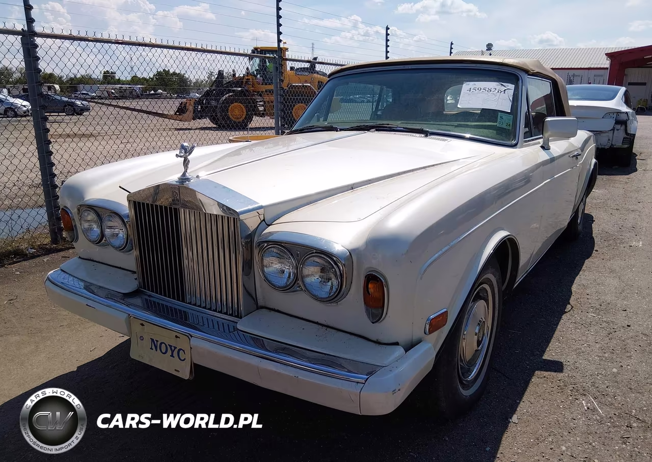 1985 Rolls-Royce Corniche VIN:SCAZD42A4FCX09795 - 2