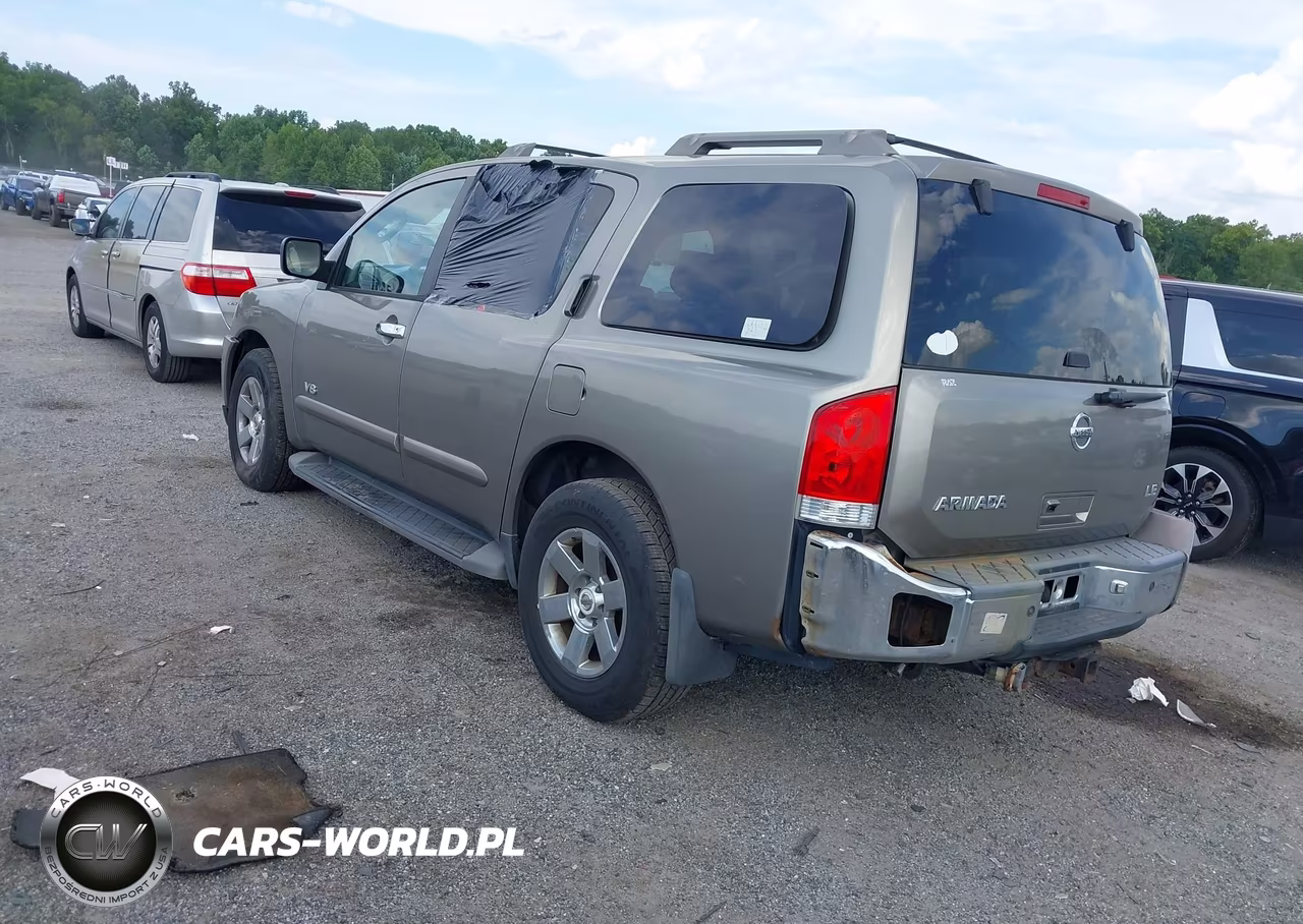2007 Nissan Armada Le VIN:5N1AA08C57N712433 - 3