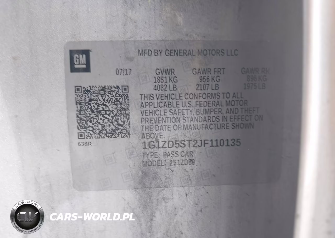 2018 Chevrolet Malibu Lt VIN:1G1ZD5ST2JF110135 - 9