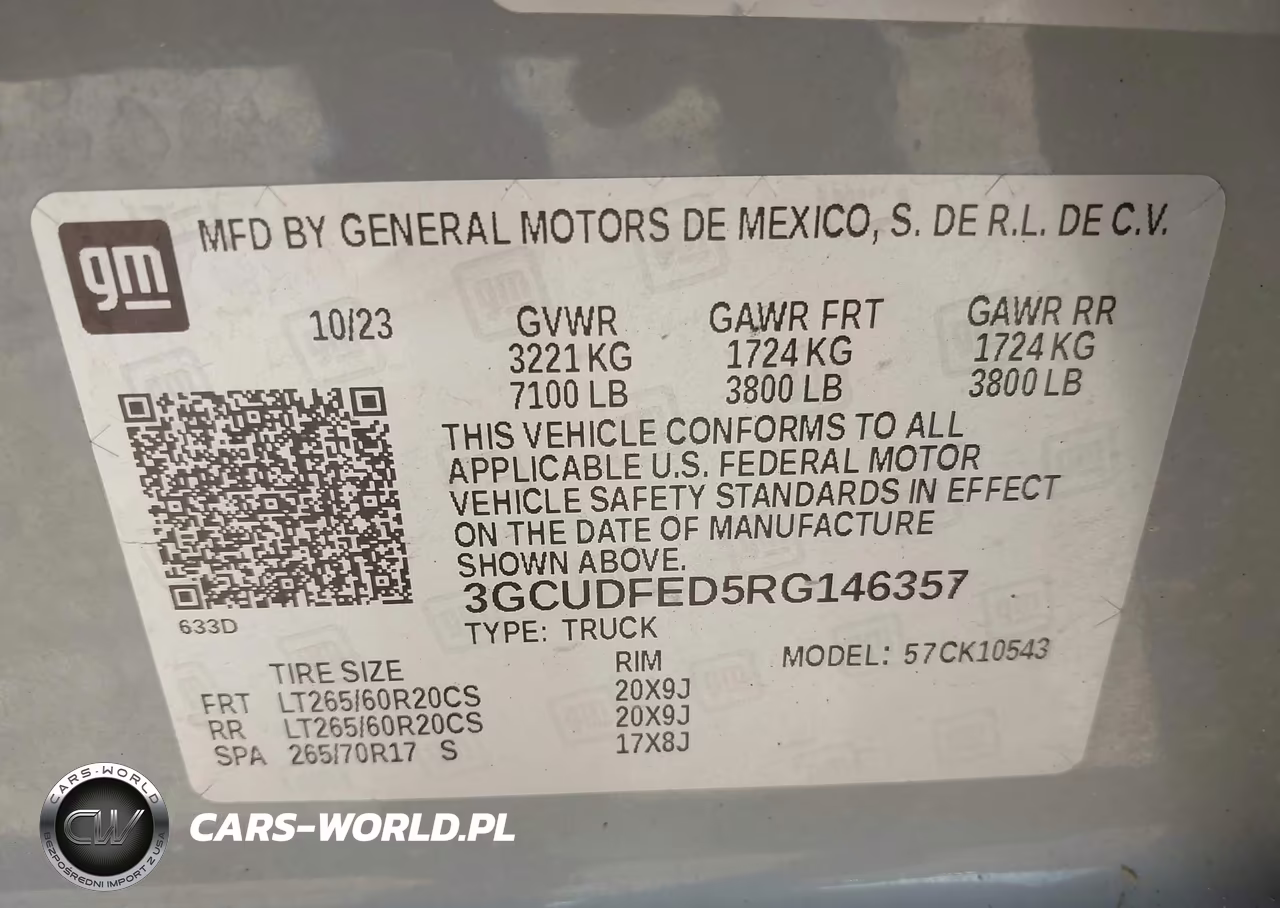 2024 Chevrolet Silverado 1500 4Wd Short Bed Lt Trail Boss VIN:3GCUDFED5RG146357 - 9