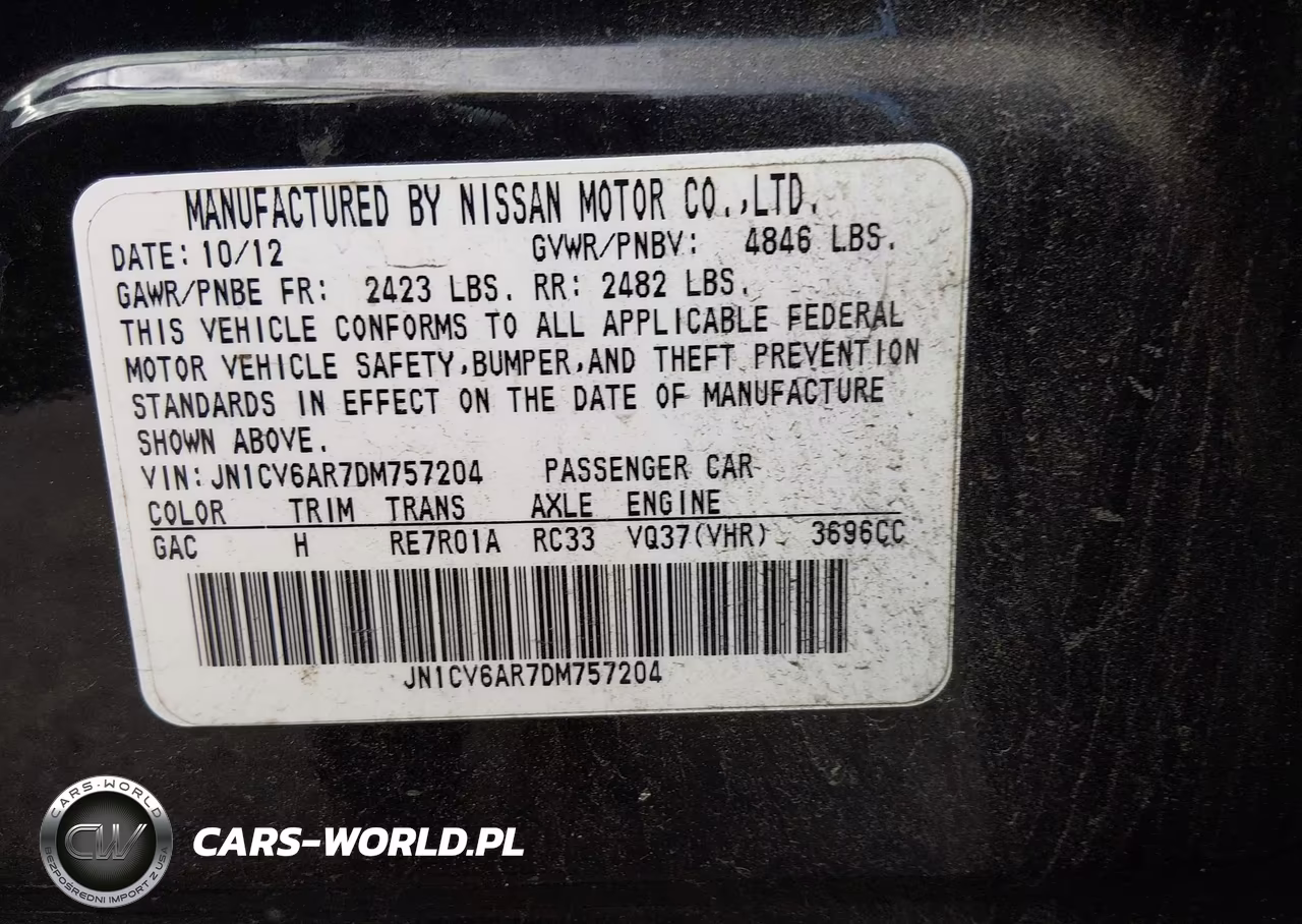 2013 Infiniti G37X VIN:JN1CV6AR7DM757204 - 9