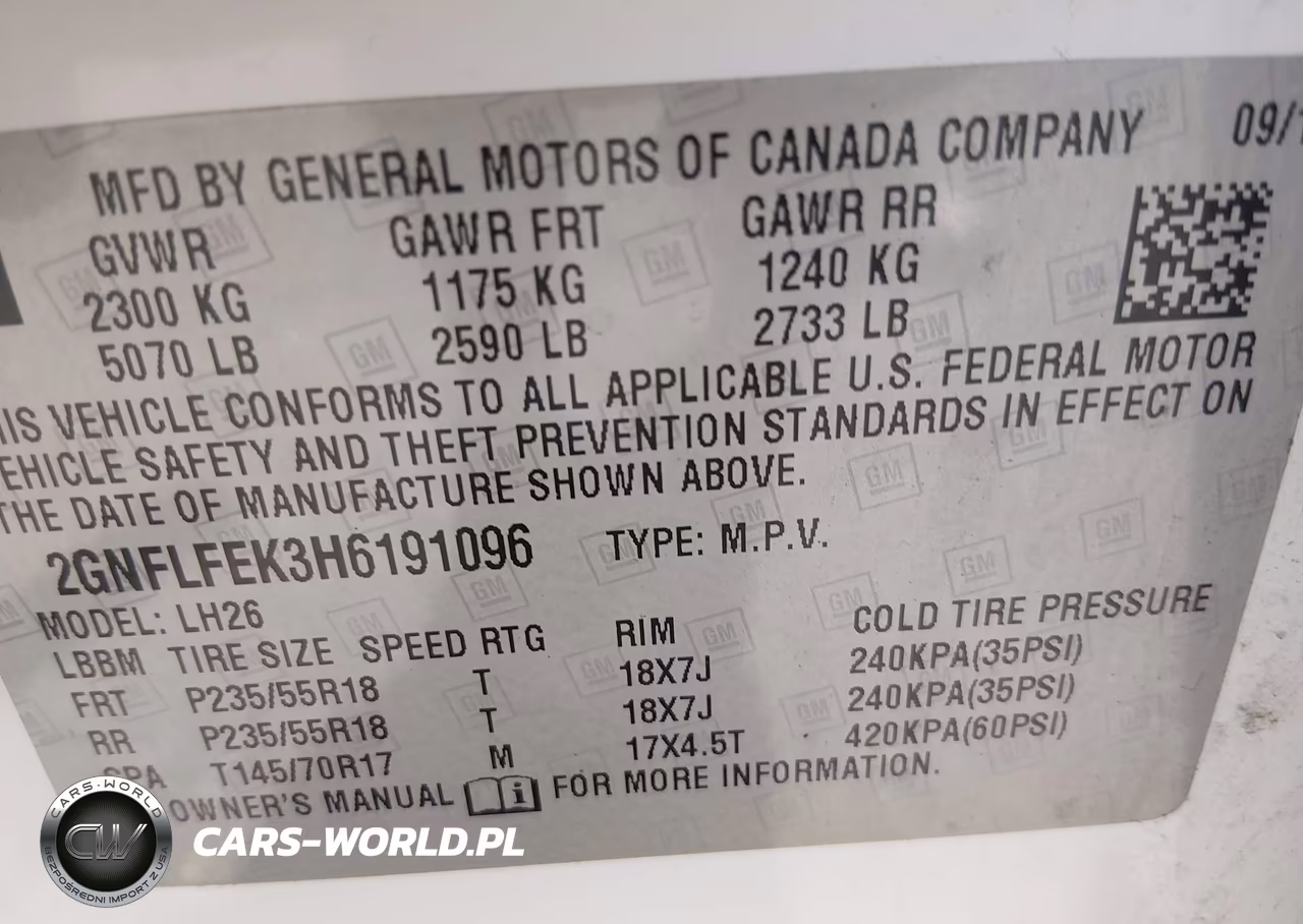 2017 Chevrolet Equinox Lt VIN:2GNFLFEK3H6191096 - 9