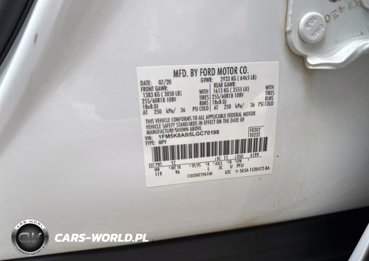 2020 Ford Police Interceptor Utility VIN:1FM5K8AB5LGC70198 - 9