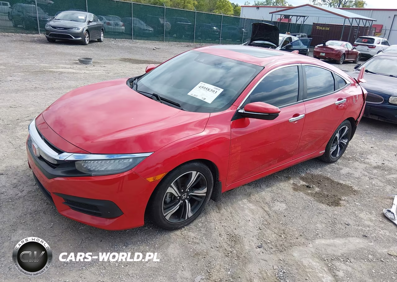 2018 Honda Civic Touring VIN:2HGFC1F91JH640715 - 2
