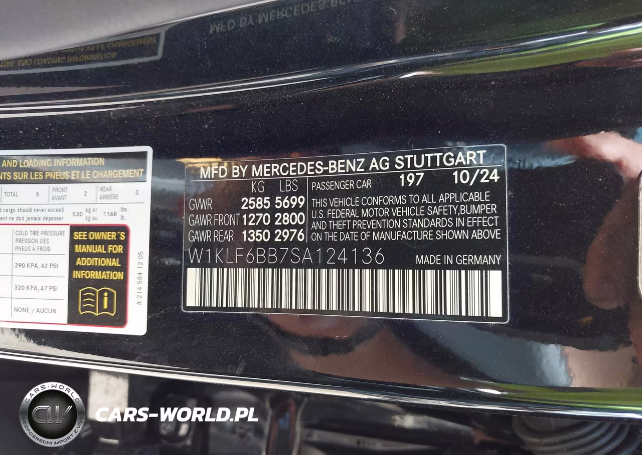 2025 Mercedes-Benz E 450 4Matic VIN:W1KLF6BB7SA124136 - 9