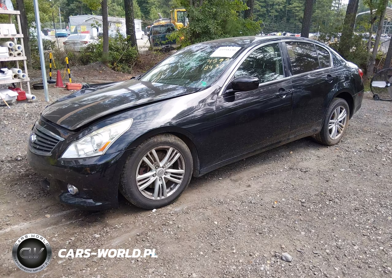 2012 Infiniti G37X VIN:JN1CV6ARXCM977242 - 2