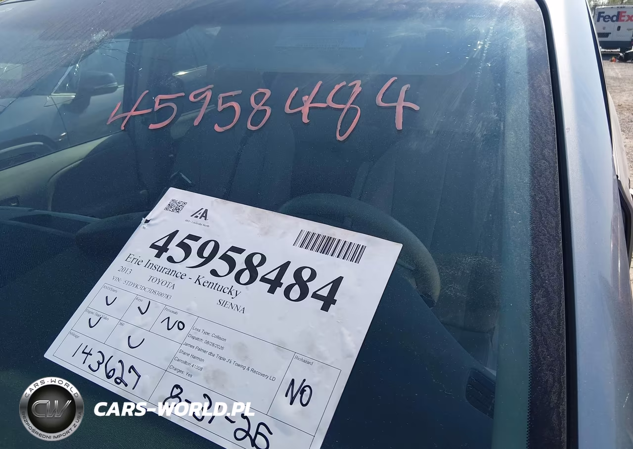 2013 Toyota Sienna Xle V6 8 Passenger VIN:5TDYK3DC3DS300783 - 12