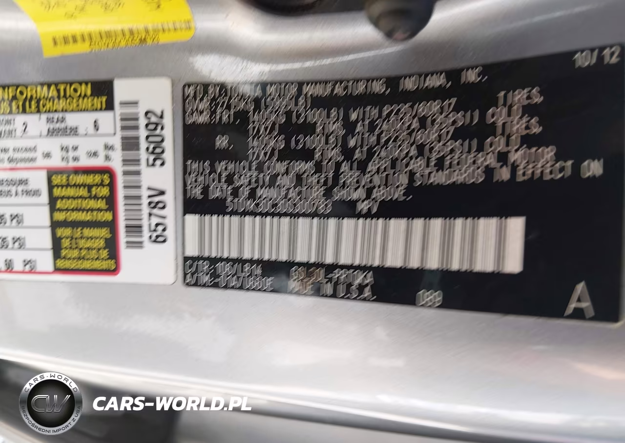 2013 Toyota Sienna Xle V6 8 Passenger VIN:5TDYK3DC3DS300783 - 9