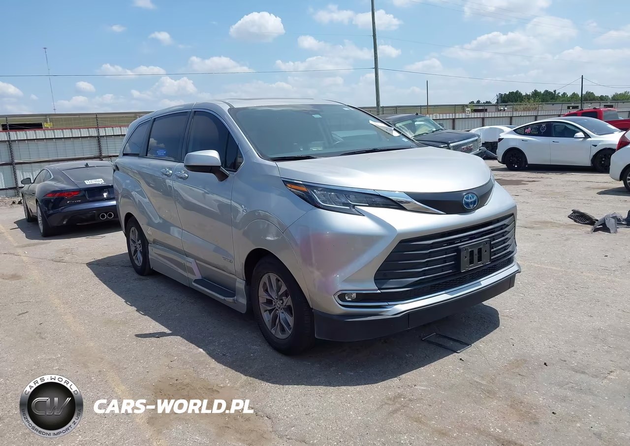 2021 Toyota Sienna Xle VIN:5TDYRKEC2MS061490 - 1