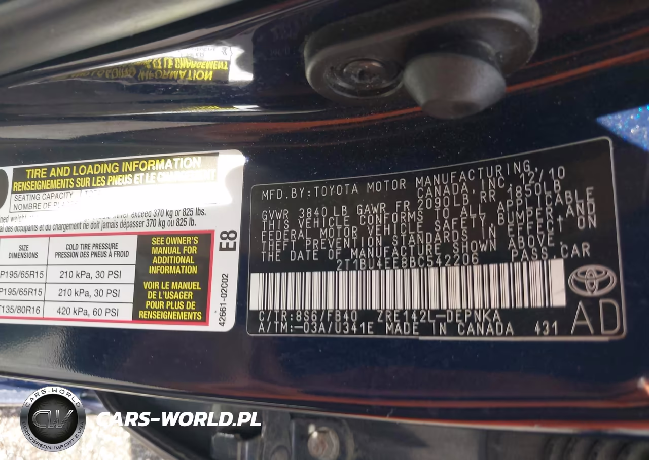 2011 Toyota Corolla Le VIN:2T1BU4EE8BC542206 - 9