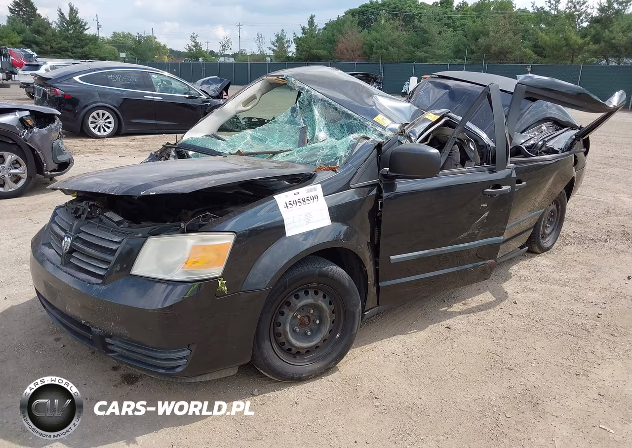 2008 Dodge Grand Caravan Se VIN:1D8HN44H48B193167 - 2
