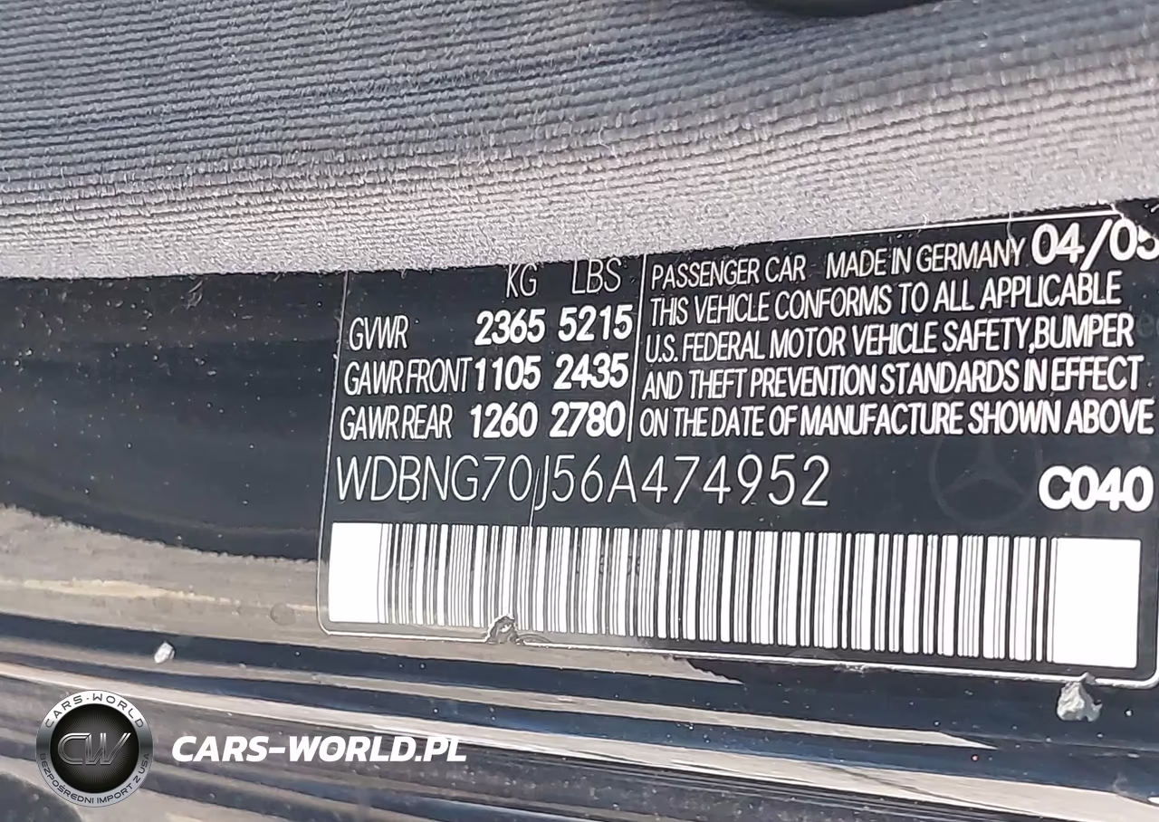 2006 Mercedes-Benz S 430 VIN:WDBNG70J56A474952 - 9