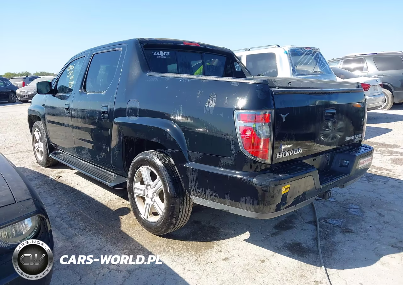 2012 Honda Ridgeline Rtl VIN:5FPYK1F57CB004162 - 3