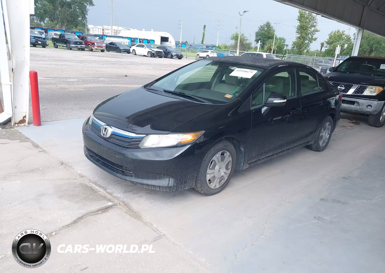 2012 Honda Civic Hybrid VIN:JHMFB4F24CS009022 - 2