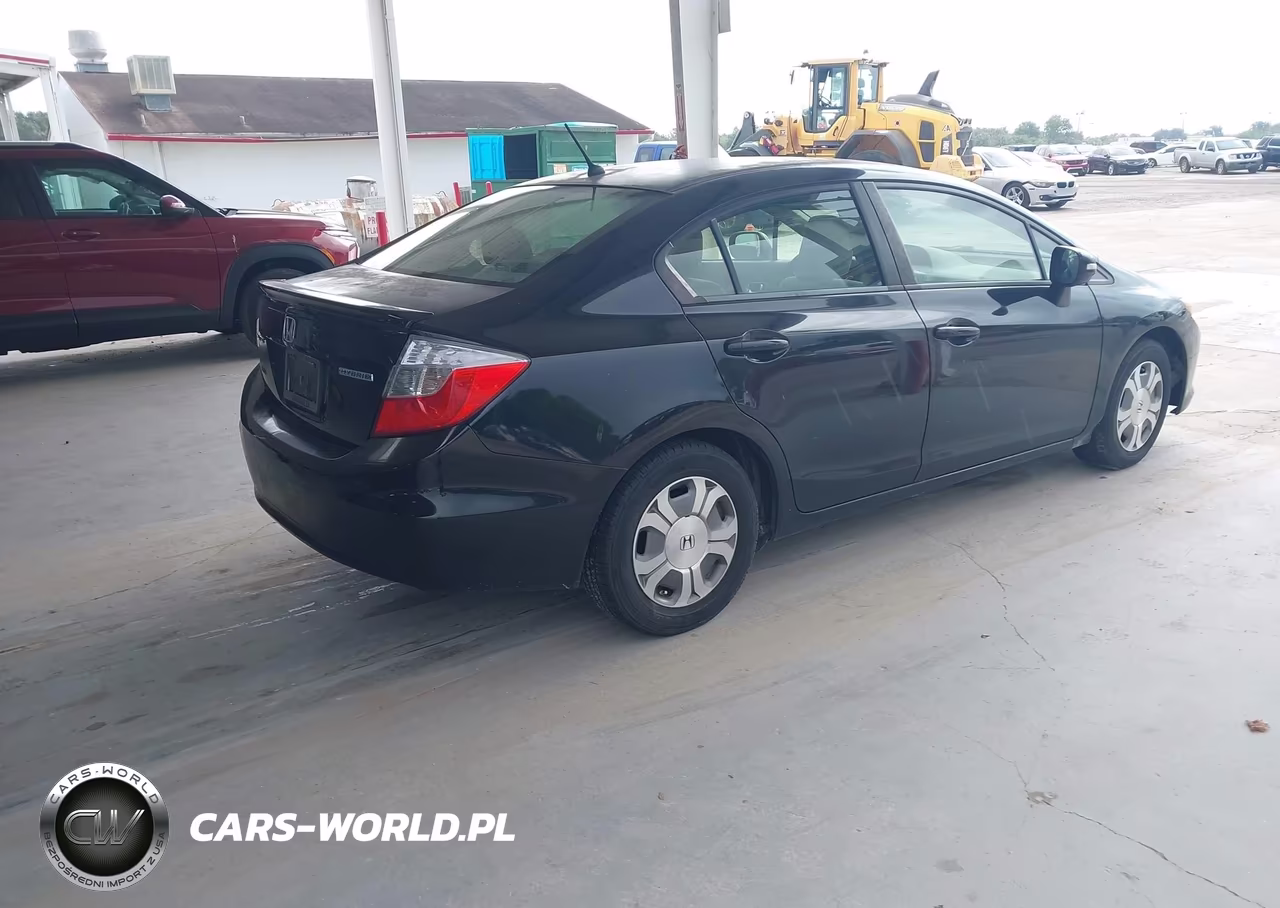 2012 Honda Civic Hybrid VIN:JHMFB4F24CS009022 - 4