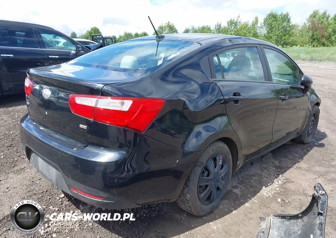 2013 Kia Rio Lx VIN:KNADM4A33D6140405 - 4