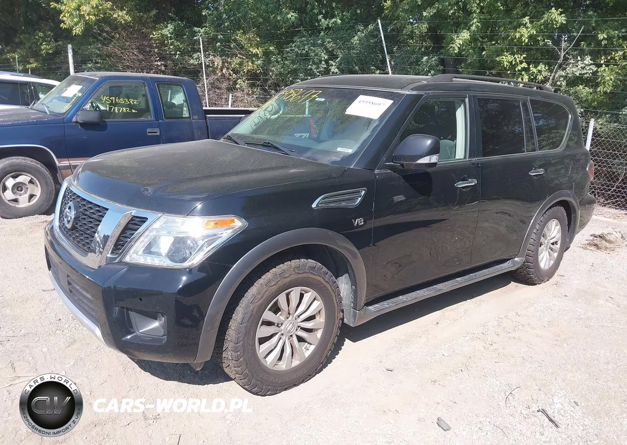 2017 Nissan Armada Sv VIN:JN8AY2NC9H9509303 - 2
