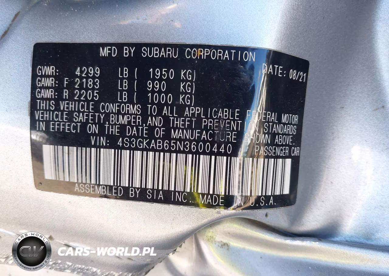 2022 Subaru Impreza Base VIN:4S3GKAB65N3600440 - 9