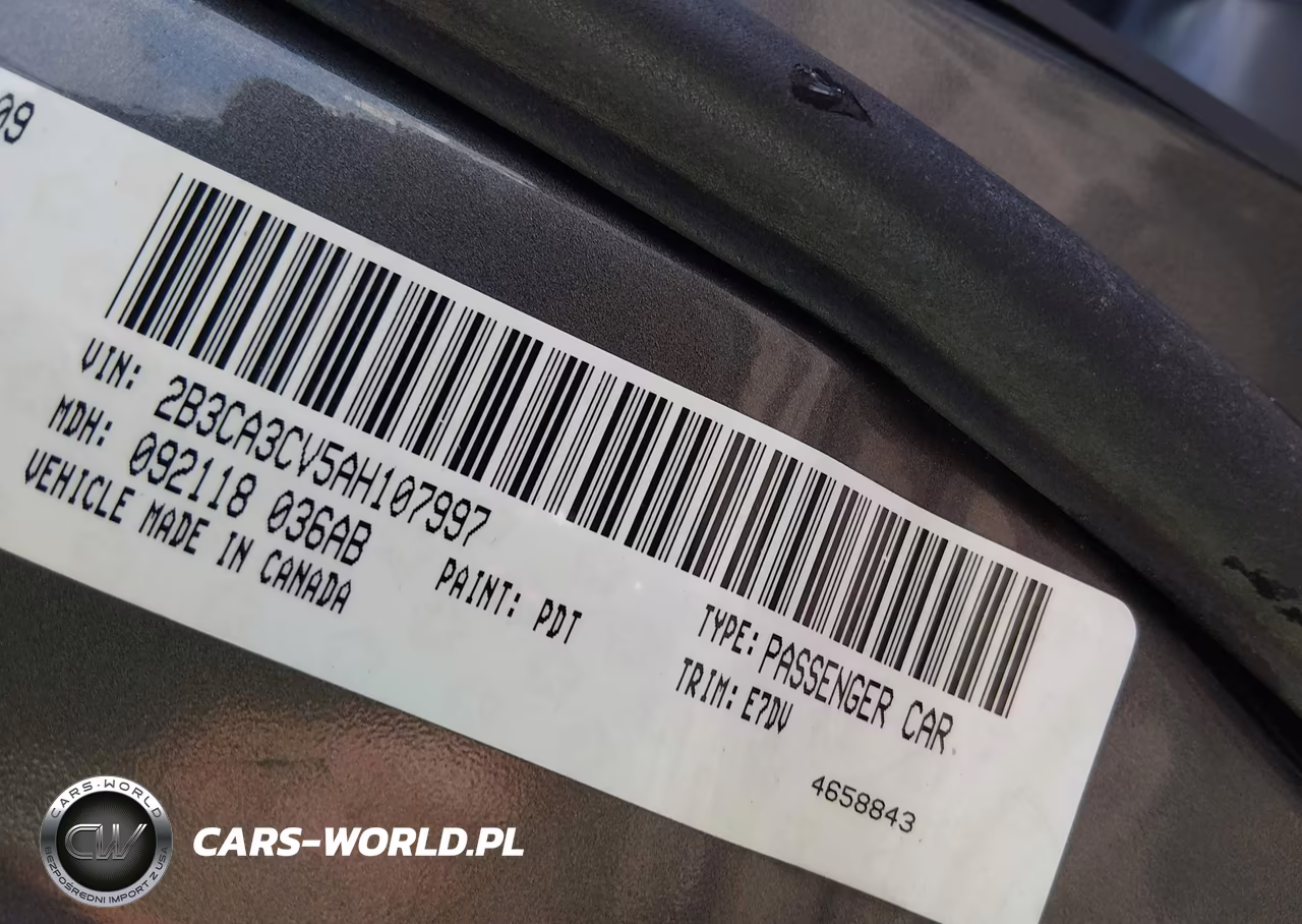 2010 Dodge Charger Sxt VIN:2B3CA3CV5AH107997 - 9