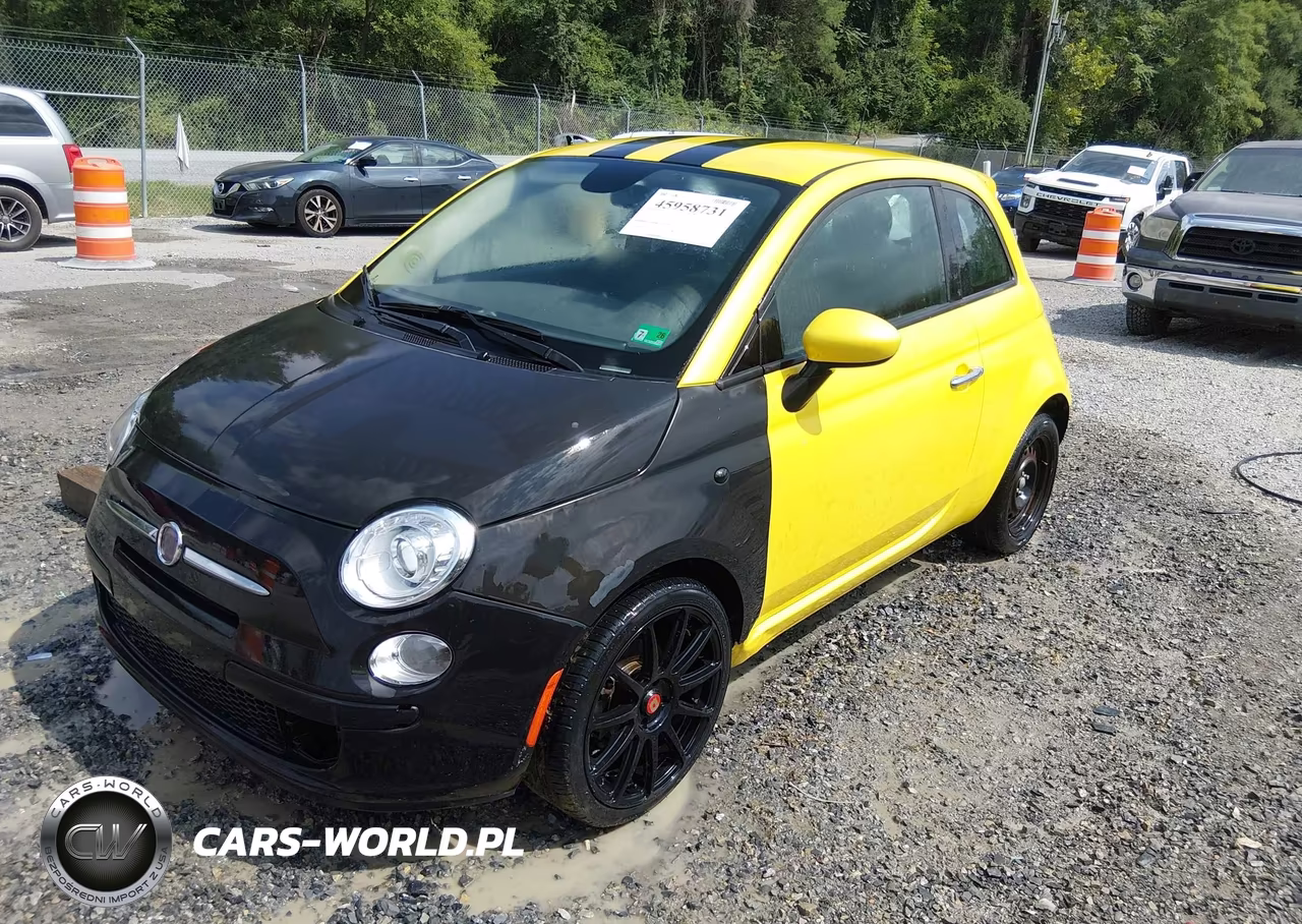 2015 Fiat 500 Pop VIN:3C3CFFAR8FT560604 - 2