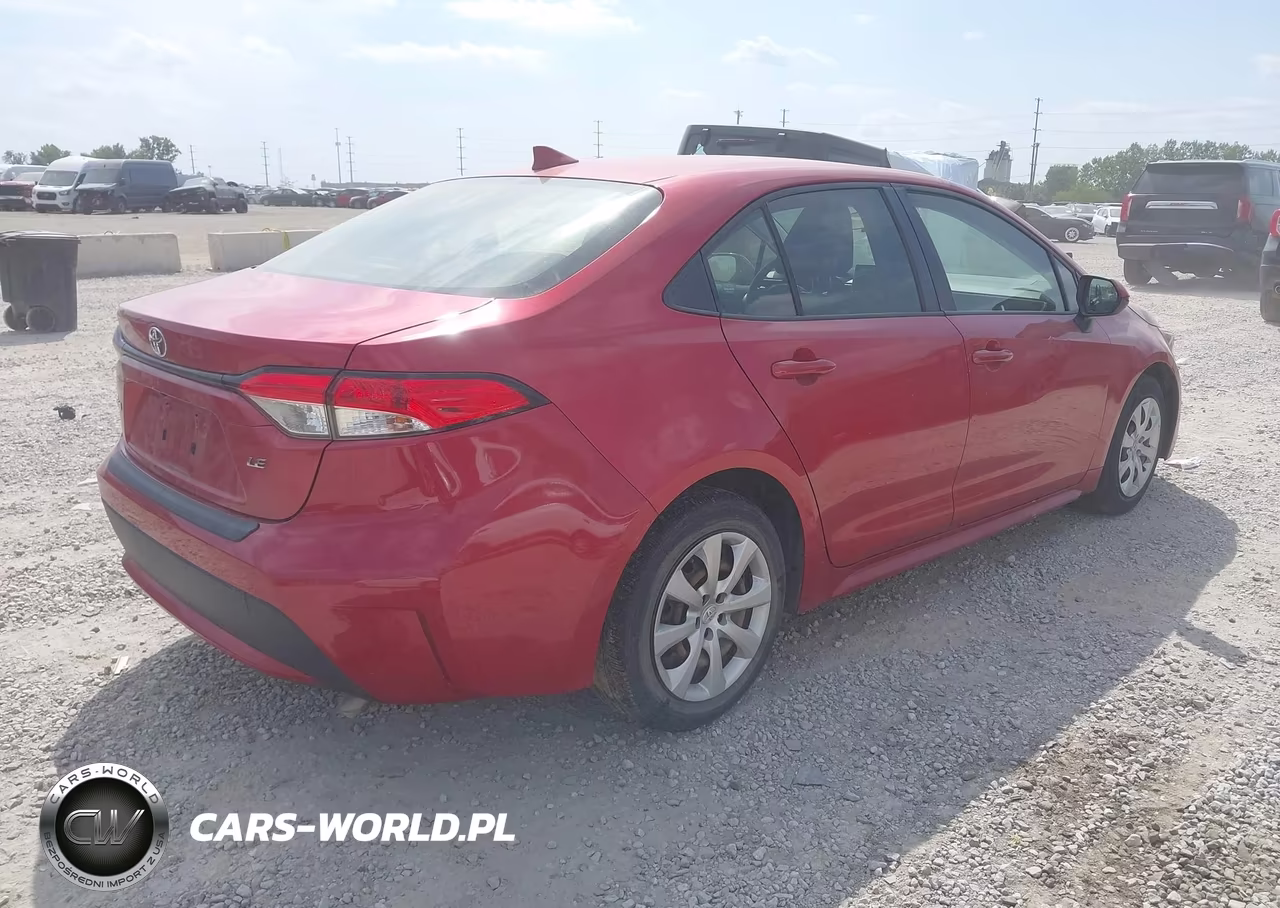 2021 Toyota Corolla Le VIN:JTDEPMAE5MJ182135 - 4
